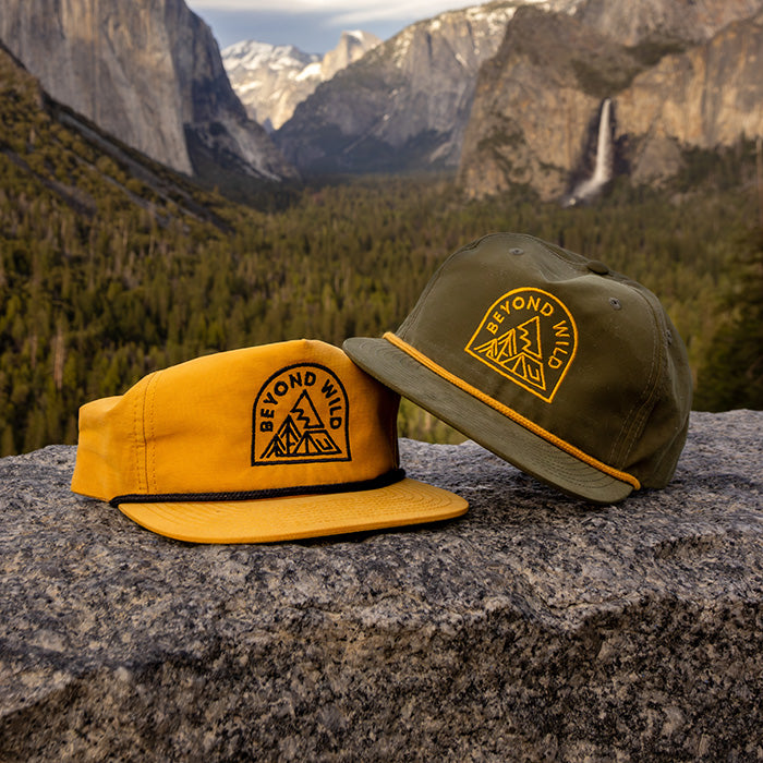 Sombrero de cuerda amarillo